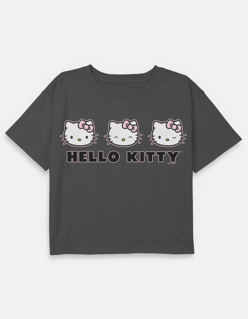 HELLO KITTY Expressions Girls Crop Tee image number 0