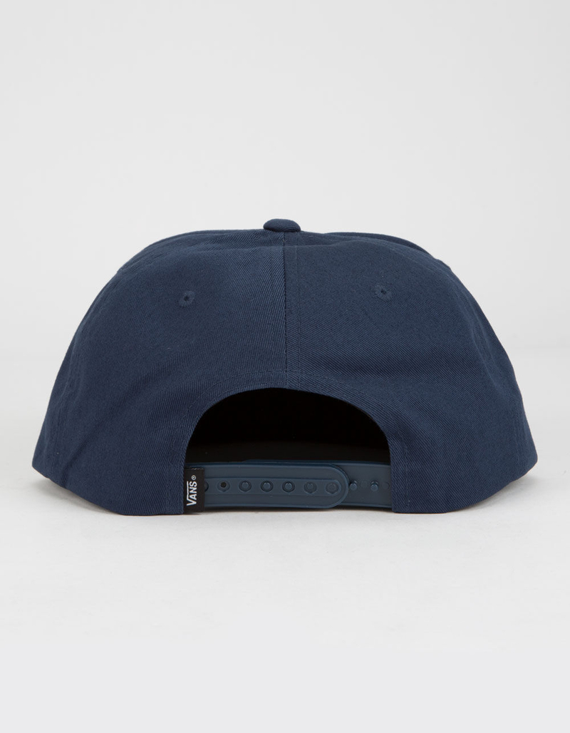 VANS Checkered Side Blue Mens Snapback Hat image number 1