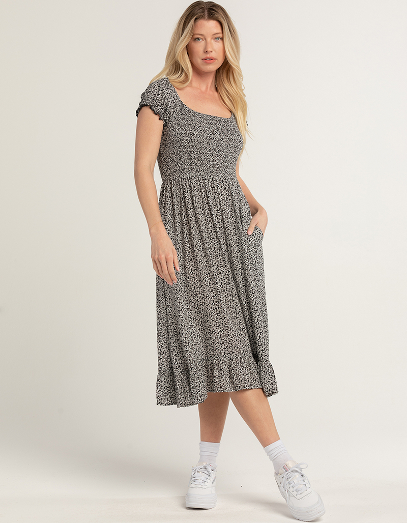RSQ Womens Smock Tier Midi Dress image number 1