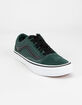VANS Old Skool Pro Mens Green & Black Shoes image number 2