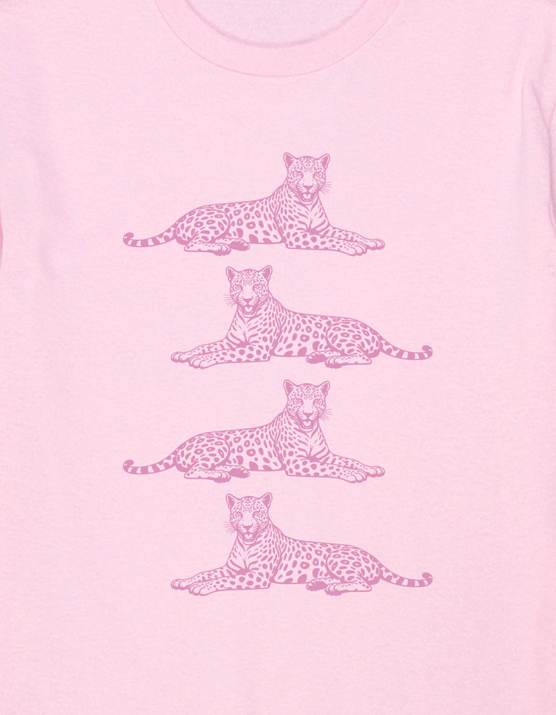 LEOPARD Line Up Unisex Kids Tee image number 1
