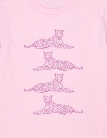 LEOPARD Line Up Unisex Kids Tee Alternative Image