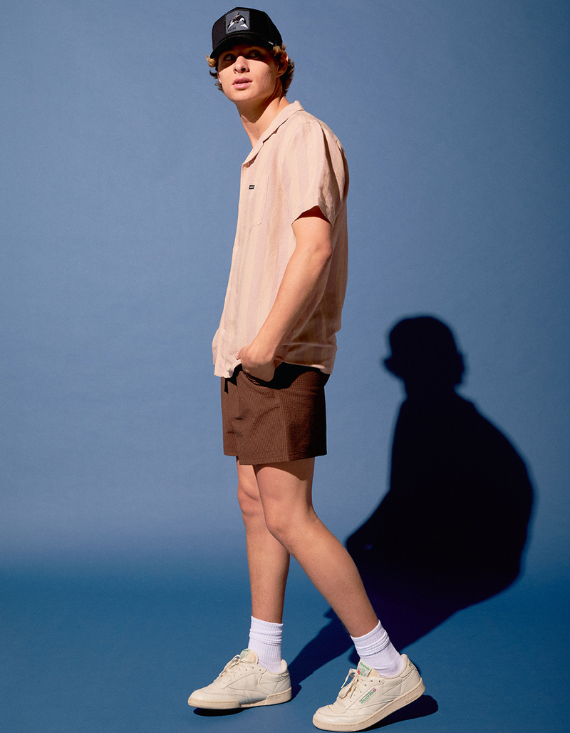 RSQ Mens Seersucker 5" Pull On Shorts image number 3