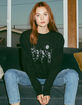 FULL TILT Dancing Skeleton Womens Sweatshirt image number 1