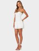EDIKTED Mesh & Chiffon Corset Mini Dress image number 3