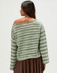 RHYTHM Baklava Womens Off The Shoulder Sweater image number 4