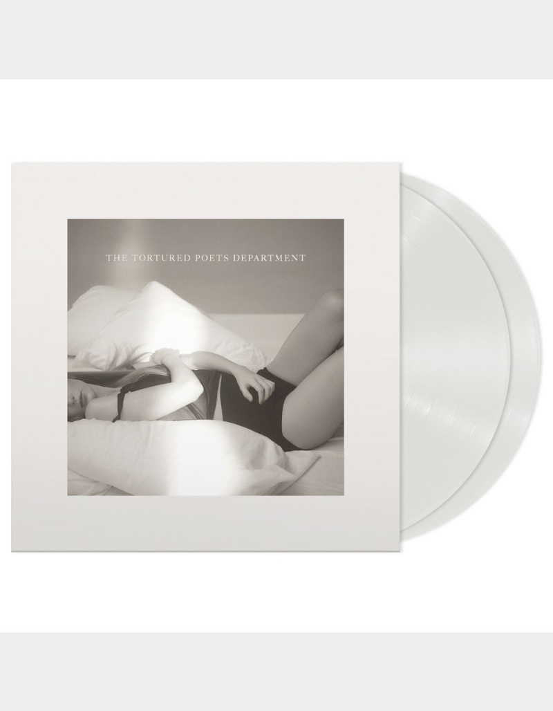 TAYLOR SWIFT The Tortured Poets Department [Explicit Content] (Ghosted White Colored Vinyl, Bonus Track) (2 LP's) image number 1