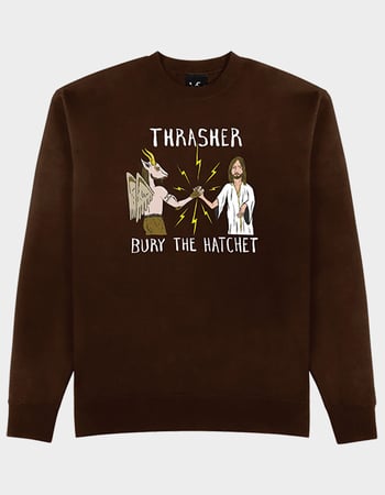 THRASHER x Toy Machine Bury The Hatchet Mens Crewneck Sweatshirt Primary Image