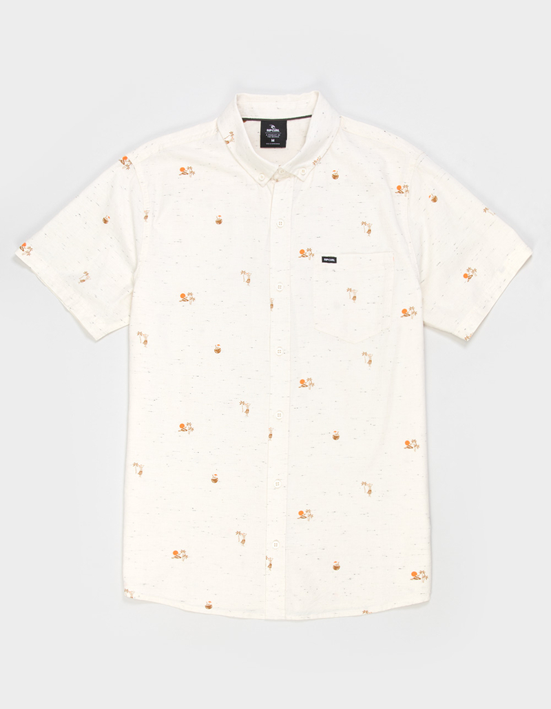 RIP CURL Skelly Breach Mens Button Up Shirt image number 0