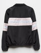 FULL TILT Stripe Black Girls Coach Jacket image number 2