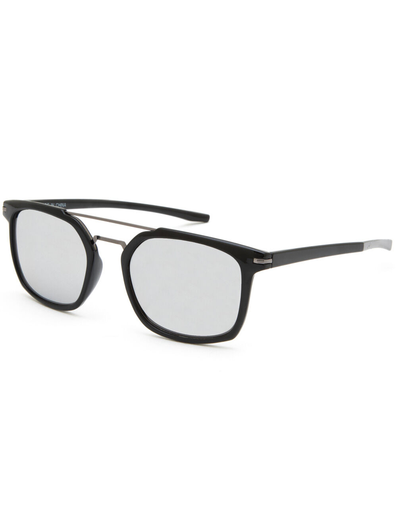 BLUE CROWN Metal Bar Square Sunglasses image number 0