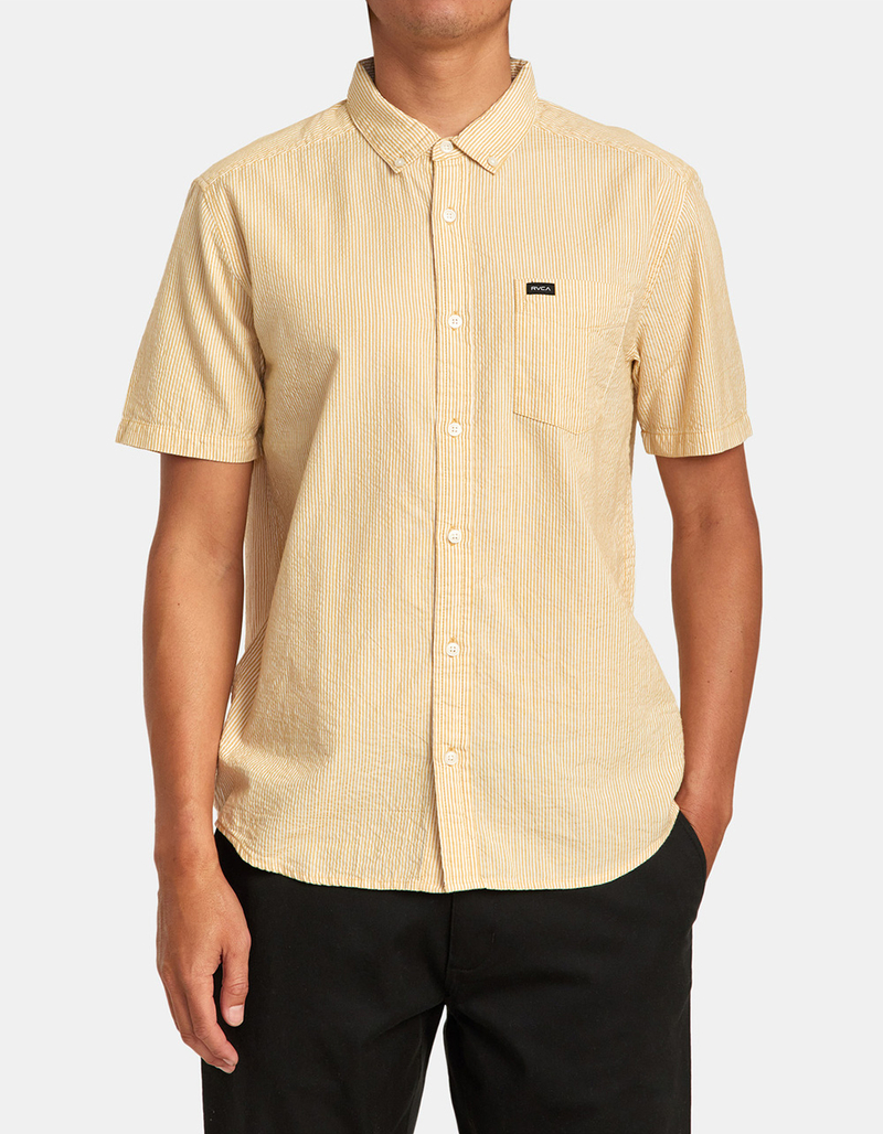 RVCA Endless Seersucker Mens Button Up Shirt image number 0