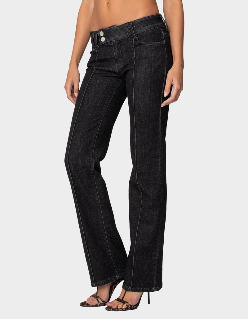 EDIKTED Avril Boot Cut Low Rise Jeans image number 3