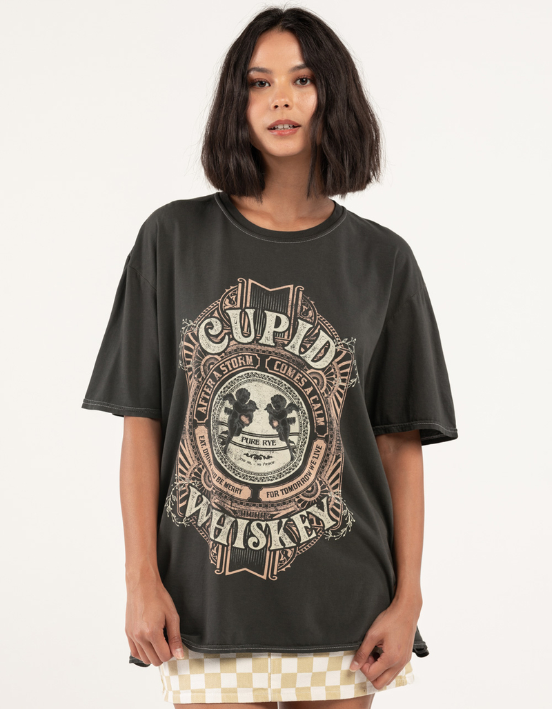PROJECT SOCIAL T Cupid Whiskey Womens Oversized Tee image number 0