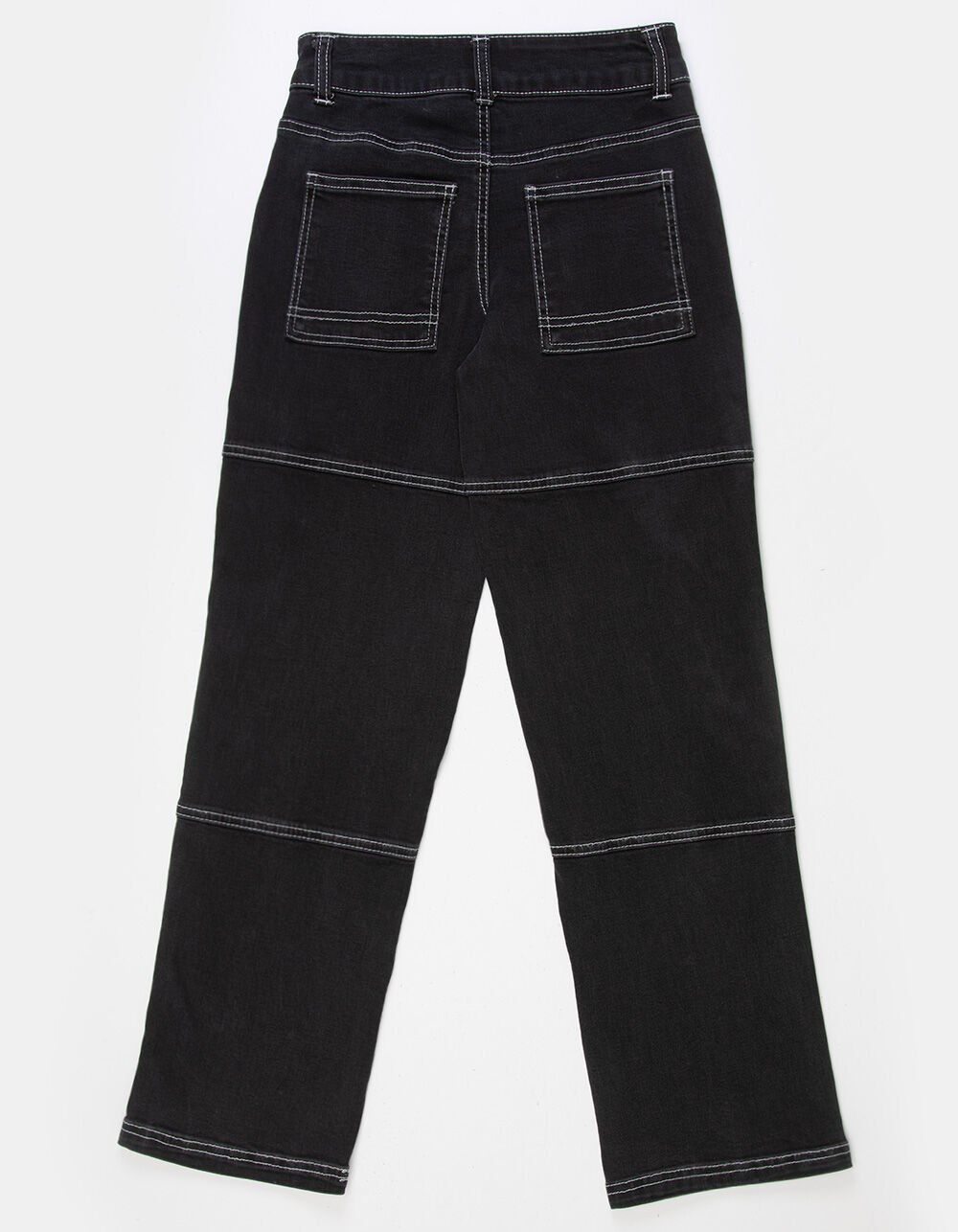 RSQ Girls Contrast Seam Wide Leg Pants - WASHED BLACK | Tillys