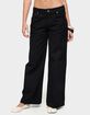 EDIKTED Misha Polka Dot Baggy Low Jeans image number 1
