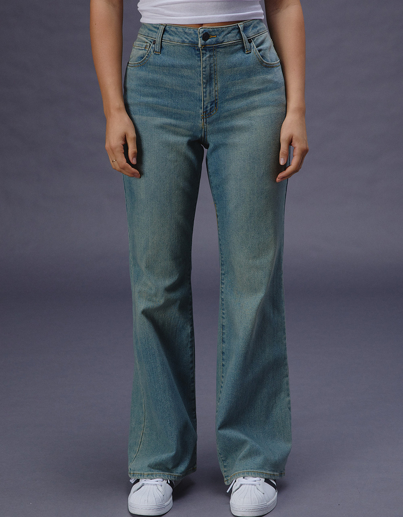 RSQ Womens High Rise Flare Jeans image number 1