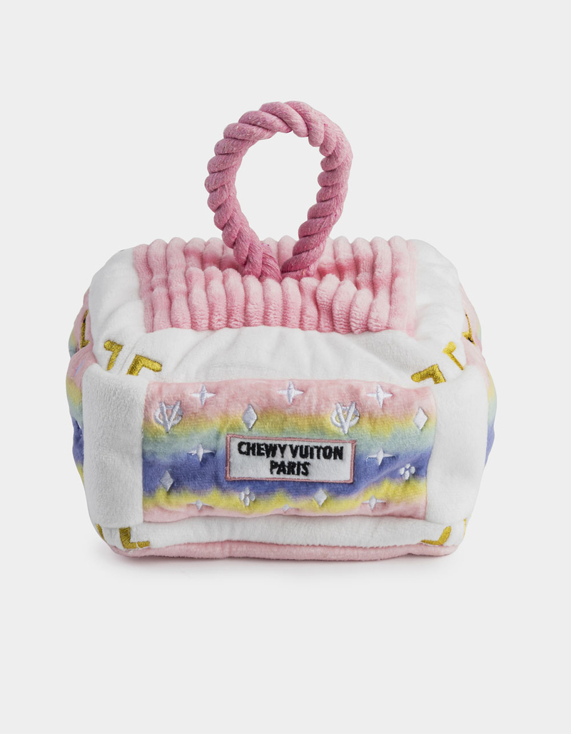 HAUTE DIGGITY DOG Chewy Vuiton Trunk Plush Dog Toy Set image number 4