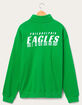 JUNK FOOD Philadelphia Mock 1/4 Button Up Sweatshirt image number 2