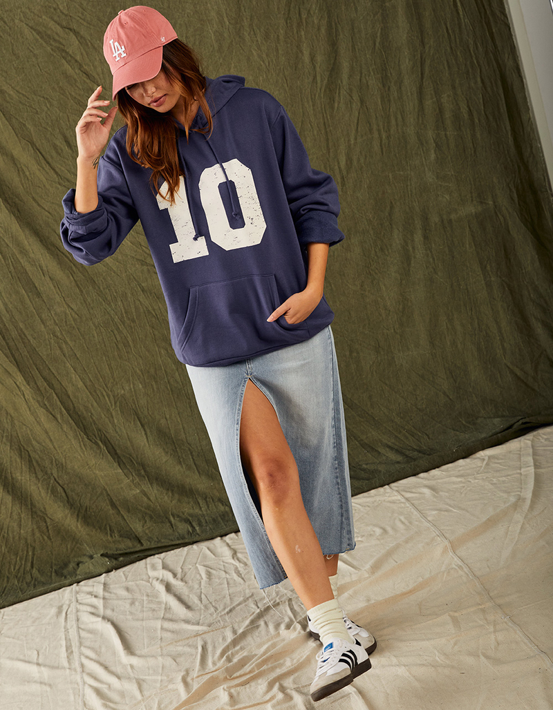RSQ Womens Low Rise Denim Maxi Skirt image number 4