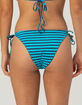 DAMSEL Hilo Texture Reversible Tie Side Cheeky Bikini Bottoms image number 4