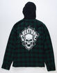 CREATURE Boneheads Flame Mens Flannel Jacket image number 1