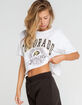 THE ORIGINAL RETRO BRAND University of Colorado Buffalo Womens Crop Tee image number 3