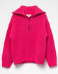 POOF Half Zip Girls Pullover Sweater image number 1