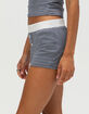 FULL TILT Stripe Button Womens Shorts image number 3