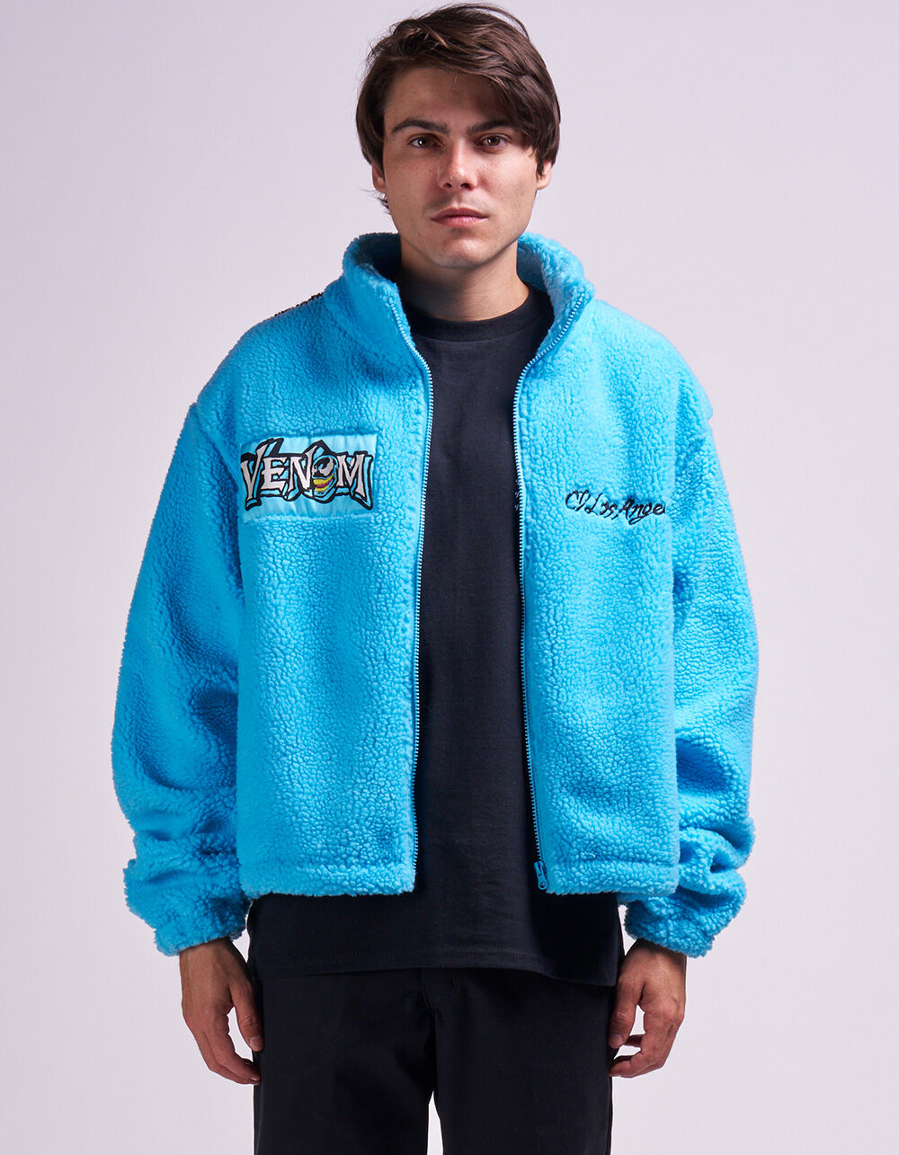 CVLA x Venom Pure Sherpa Mens Jacket - BLUE | Tillys
