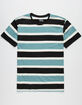 RSQ Relaxed Stripe Mens T-Shirt image number 2