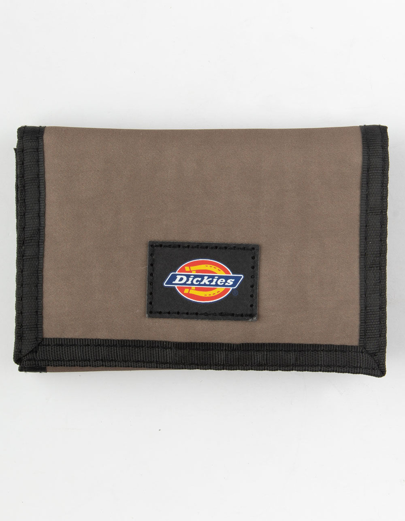 DICKIES Washed Nylon Natural Trifold Wallet image number 0