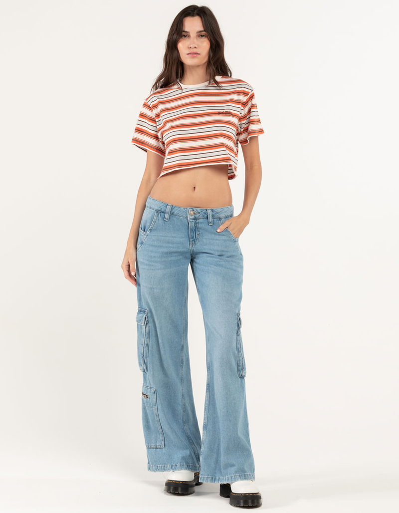 BDG Urban Outfitters Womens Striped Boxy Tee image number 3