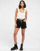 RSQ Lace Up Womens Crochet Cami image number 6