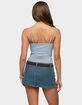 EDIKTED Emilea V-Neck Striped Tank Top image number 3