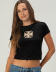 WEST COAST CHOPPERS Leopard Fill Womens Baby Tee image number 1