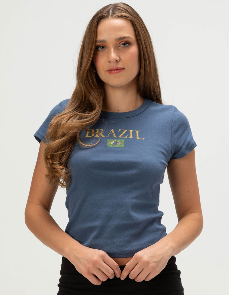 RSQ Womens Brazil Baby Tee image number 0