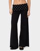 EDIKTED Petite Reeva Polka Dot Foldover Pants image number 1