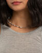 RSQ Half Pearl Texture Necklace image number 2