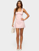 EDIKTED Citrina Lacey Striped Mini Dress image number 5