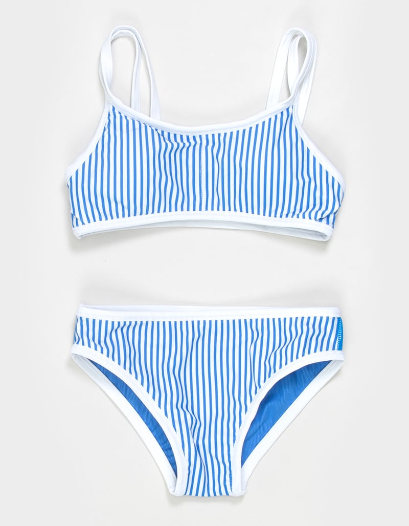 FEATHER 4 ARROW Marina Blue Girls Bralette Bikini Set image number 3