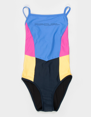 RIP CURL Block Party Girls One Piece Swimsuit Primary Image