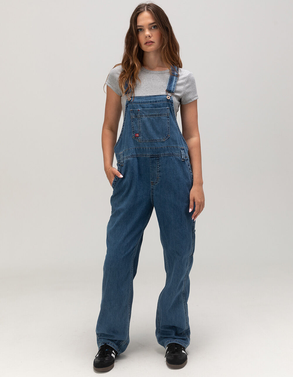 DICKIES Heritage Bib Womens Overalls - MEDIUM STONE | Tillys