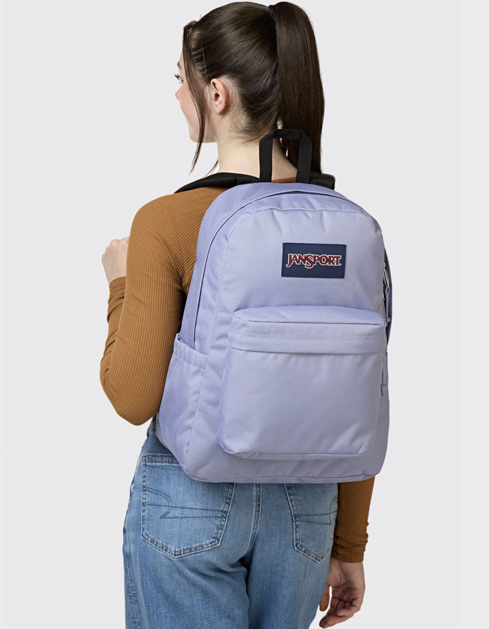 JANSPORT SuperBreak Plus Backpack - LAVENDER ASH - ONE SIZE | Tillys