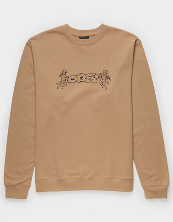 OBEY Cherub Throwie Mens Crewneck Sweatshirt Primary Image