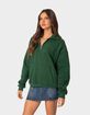EDIKTED Oversized Quarter Zip Sweatshirt image number 3