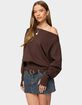 EDIKTED Off Shoulder Oversized Sweater image number 2