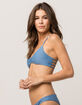 FULL TILT Reversible Indigo Bralette Bikini Top image number 3