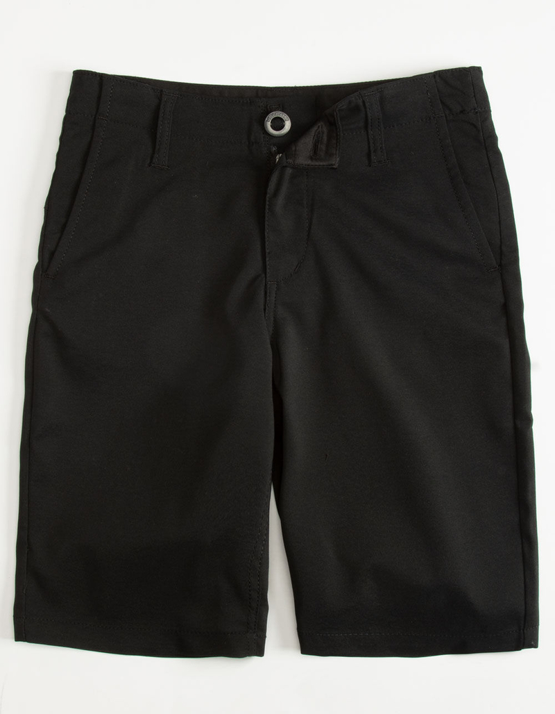 VOLCOM Frickin Static Boys Midnight Black Hybrid Shorts image number 0