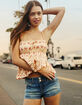 RSQ Womens Low Rise Micro Mini Shorts image number 1